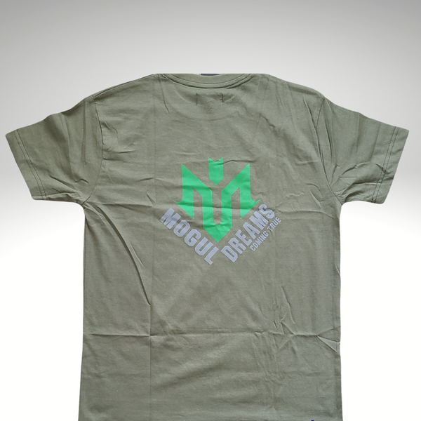 Mogul Stamp Olive Tee