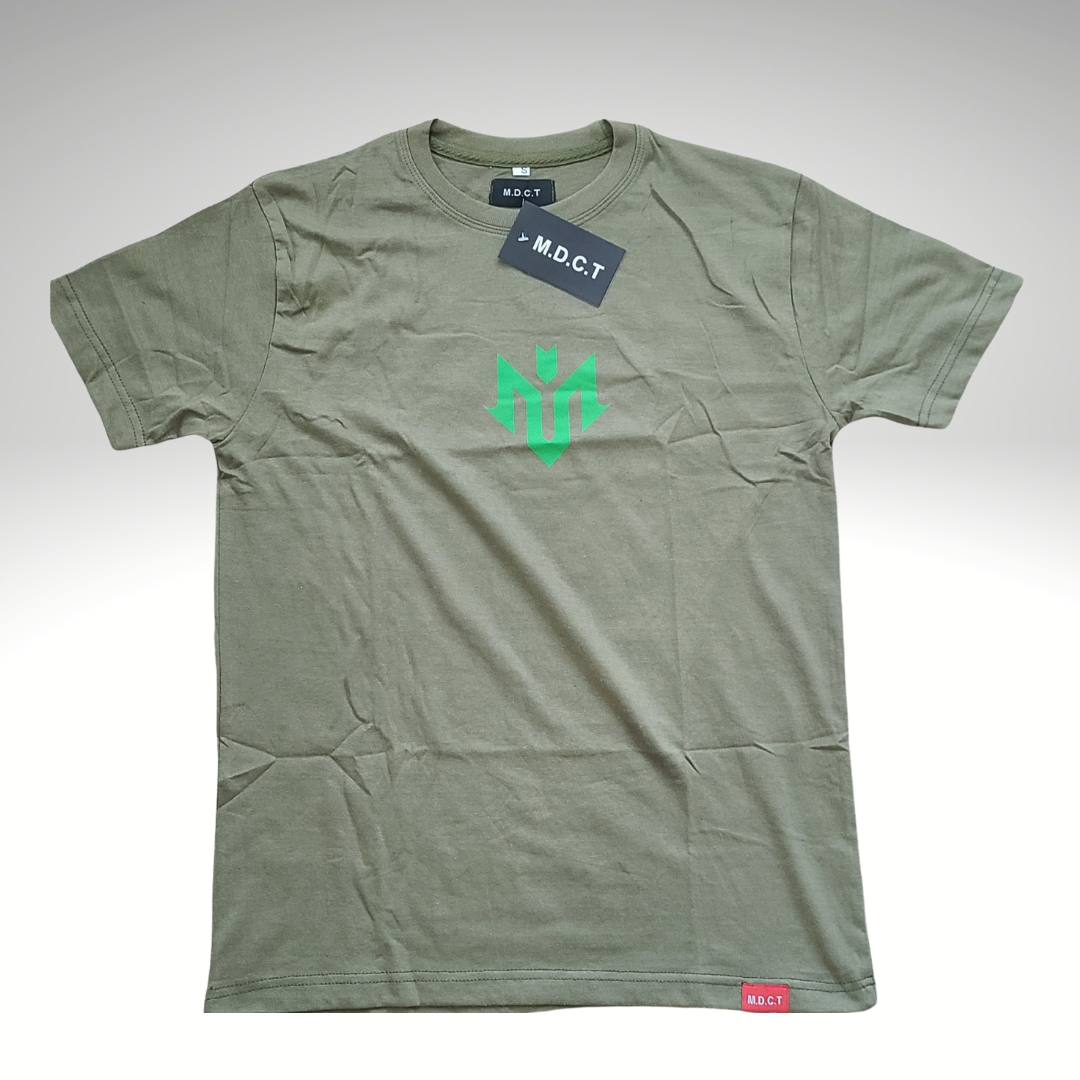 Mogul Stamp Olive Tee