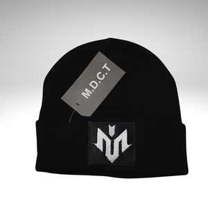 Mogul Stamp Black Beanie