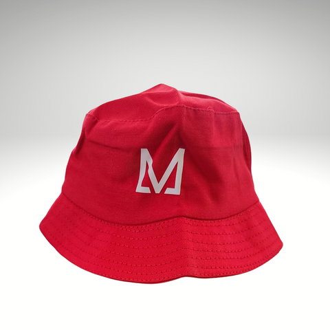 Mogul Ribbon Bucket Red Hat