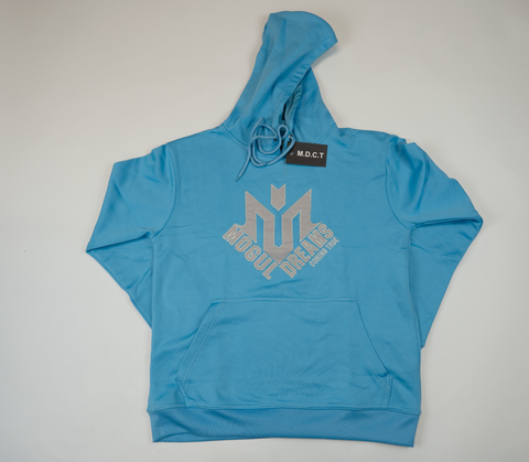 Mogul Stamp Aqua Hoodie